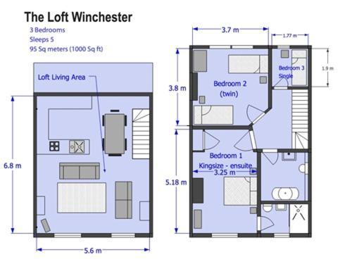 The Loft Winchester Bagian luar foto